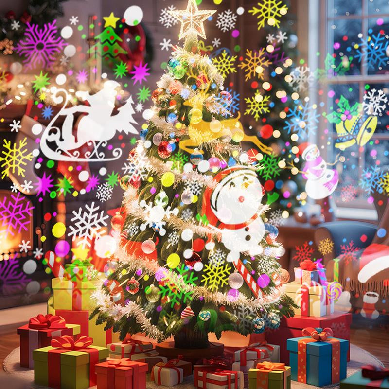 Christmas Projector Lights Outdoor/Indoor, Led Lights Projector Waterproof for Christmas Decorations, Holiday Projector for Xmas